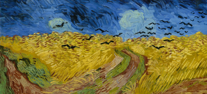 Tableau "champ aux corbeaux" de Vincent Van Gogh, peint sur les hauteurs d'Auvers-sur-Oise
