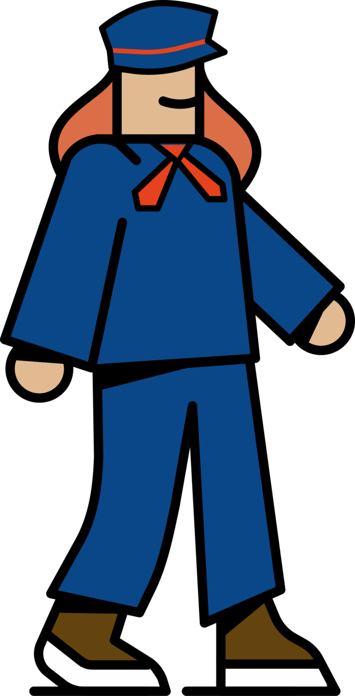 Femme agent de la SNCF