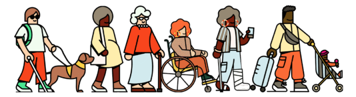 Ribambelle de voyageurs  